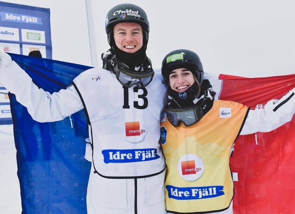 Benjamin Cavet et Perrine Laffont