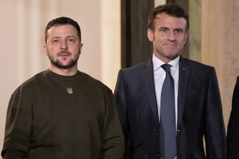 Macron Zelensky